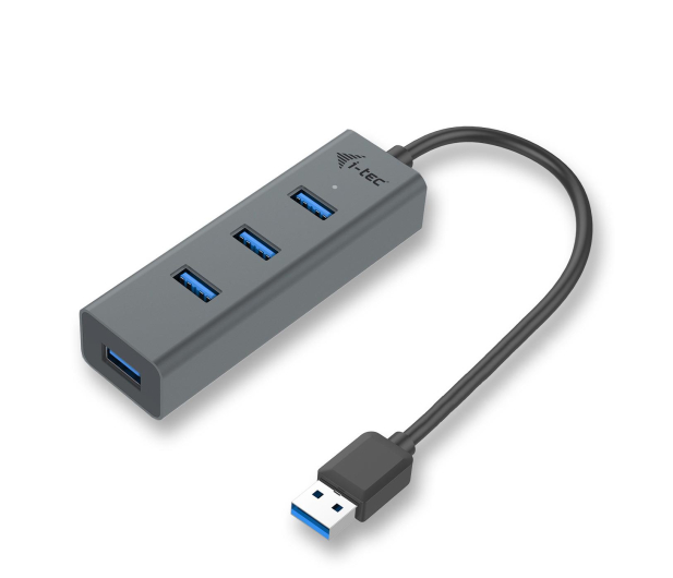 I-TEC USB 3.0 4x USB 3.0 Metal HUB 28cm - 456375 - zdjęcie